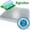 Сотовый поликарбонат Agrolux для теплиц прозрачный 4 мм
